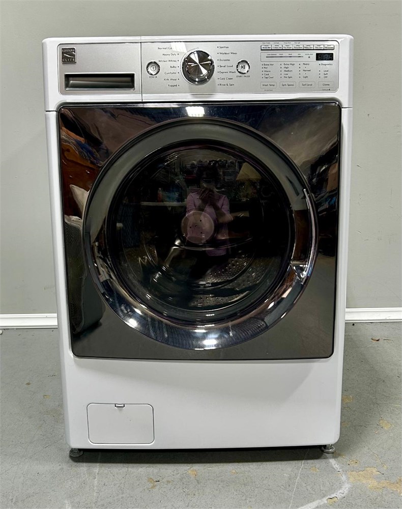 Transitional Design Online Auctions Kenmore Elite Washing Machine Front Loading 9379