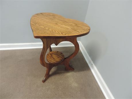 Heart Shape Accent Table