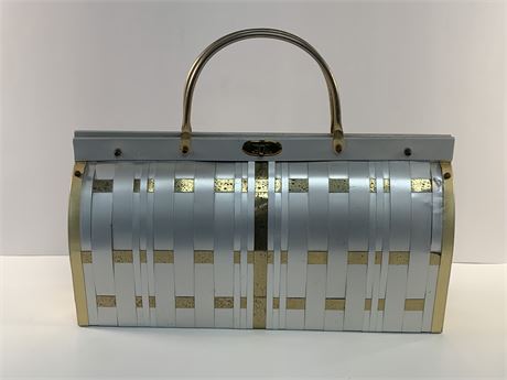 Vintage 1950’s Stylecraft Woven Metal Handbag