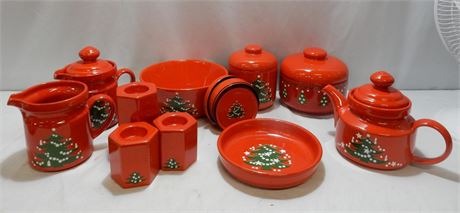 WAECHTERSBACH Ceramic Christmas Lot