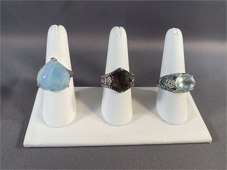 Jewelry/ Sterling Silver Rings