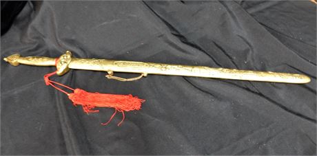 Collectible Asian Sword with Original Case