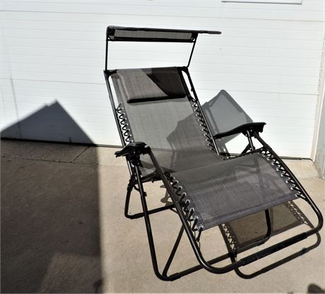 Patio / Sunroom Synthetic Wicker Adjustable Lounge Chair