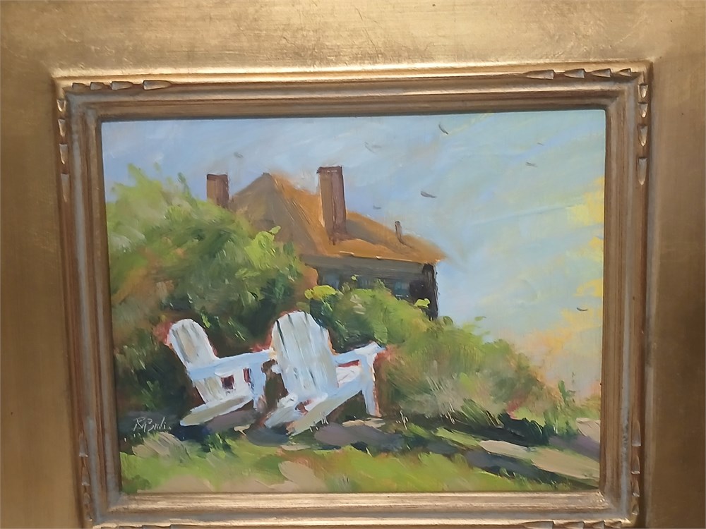 Transitional Design Online Auctions - Signed Original landscape by ...
