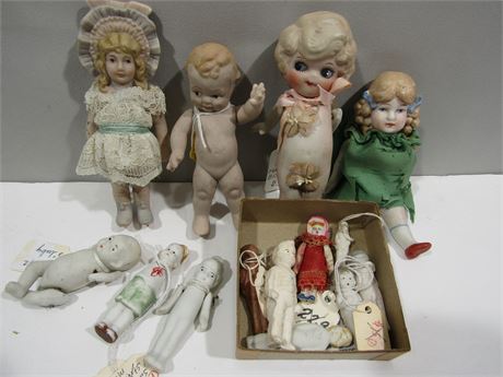 1920's Japan and German Bisque Dolls