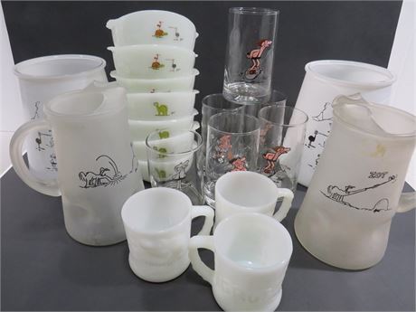 BC COMICS Glassware Lot