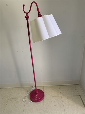 Mod Magenta Metal Floor Lamp