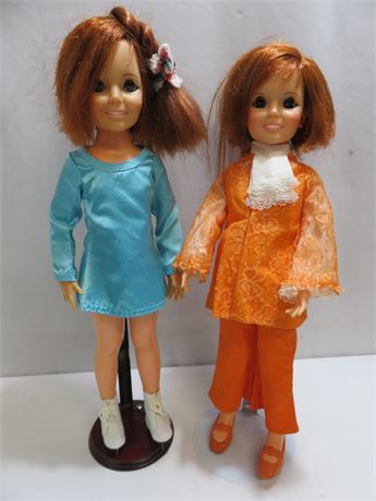 Vintage 1968 Chrissy Dolls