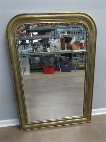 Wisteria Gold Framed Beveled Glass Mirror