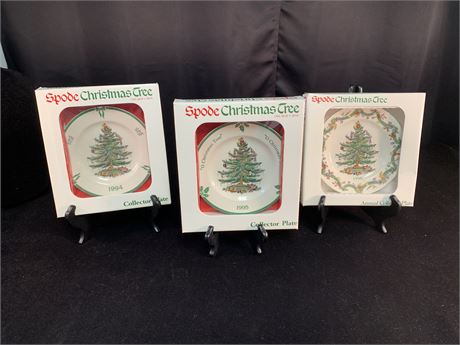 SPODE Christmas  Dated Collectable Plates