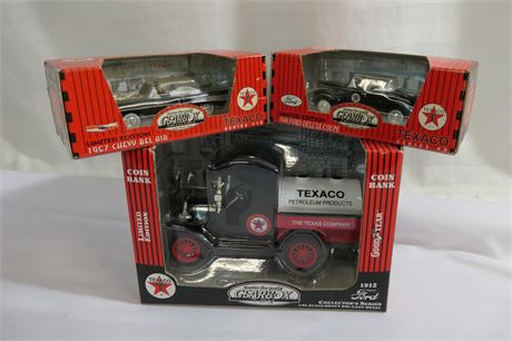 Die Cast Vehicles, Texaco Collection of 3
