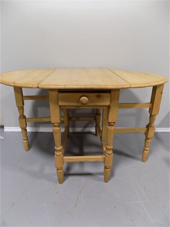 Rustic Drop Side Dining Table