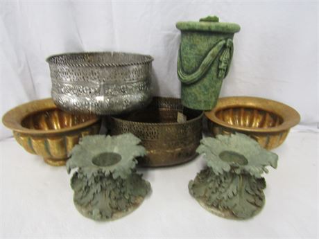 Vintage Planters and Bowls
