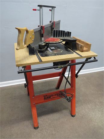 Saw Table / Miter Box Hand Saw