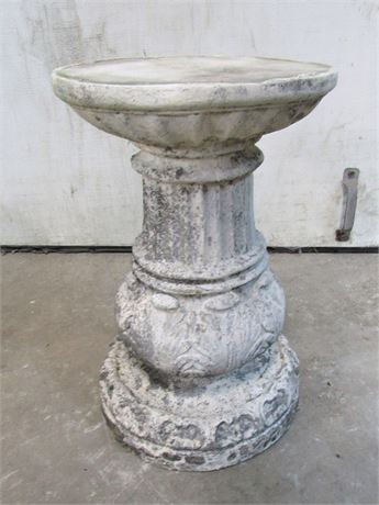 Round Concrete Pedestal
