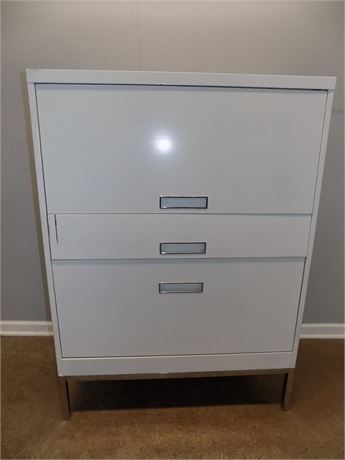 White Office File Cabinet