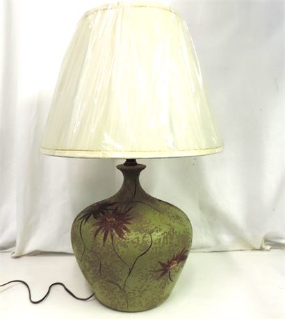 MID-CENTURY Ceramic Table Lamp / Signed HENRI