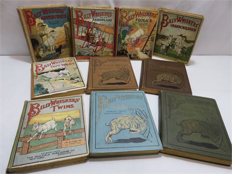 10 Vintage BILLLY WHISKERS Children's Books