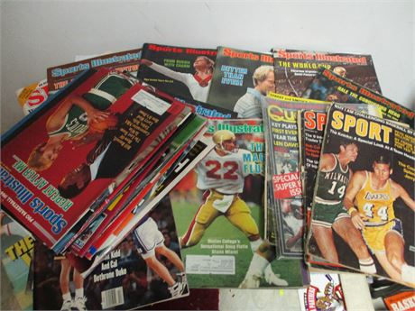 1960s through 1990s Sports Magazines