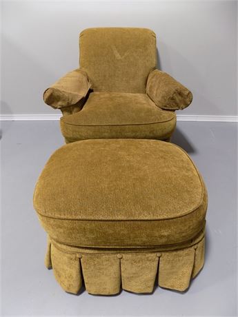 Designer Chair & Ottoman