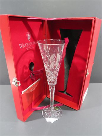 WATERFORD Crystal 12 Days of Christmas Collection 4th Edition Champagne Flute