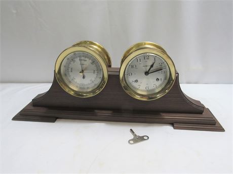 Howard Miller Mantel/Desktop Clock and Barometer