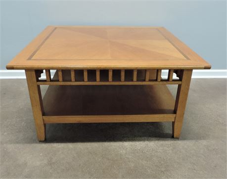 Square Solid Wood Coffee Table