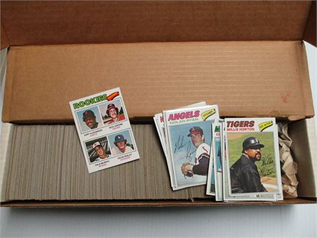 1977 Topps Baseball Complete Set 1-660
