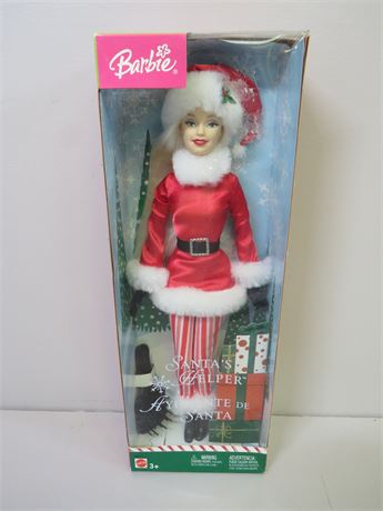 2004 Santa's Helper Barbie Doll