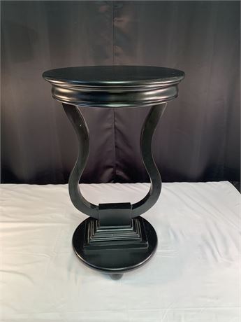Pedestal Black Table