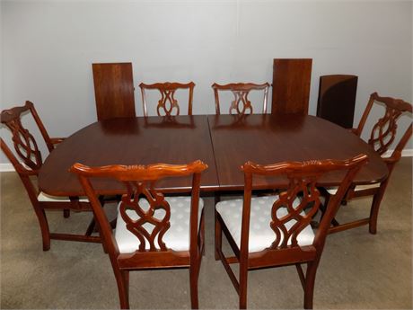 Crescent Dining Table and Chairs