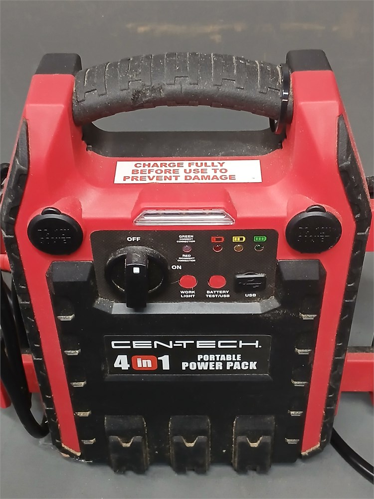 Cen Tech 4 In 1 Portable Power Pack