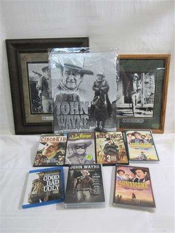 John Wayne Western/Cowboy Lot - over 20 DVD's