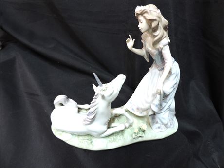LLADRO "The Princess and the Unicorn" / Signed