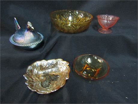Mid-Century Decorative Glassware