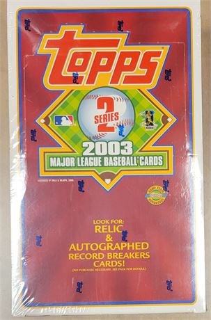 2003 Topps Series 2 Factory Sealed Box
