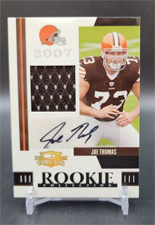 Joe Thomas Cleveland Browns Rookie Patch Autograph Limited to 25 Copies!