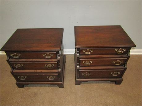 Vintage Mahogany National MT. Airy NC End Tables