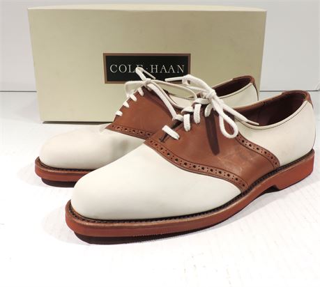 COLE HAAN Man's Leather Oxford Shoes / Size 10