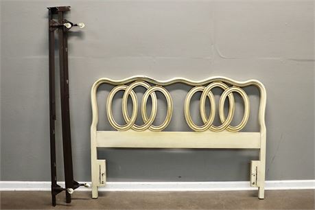 French Provincial Headboard and bedframe