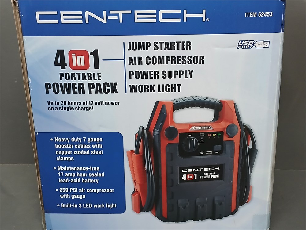 Cen Tech 4 In 1 Portable Power Pack