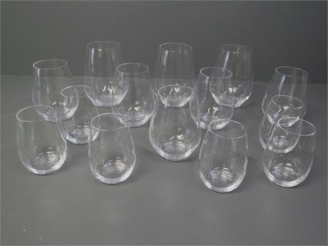 13 Piece Crystal Glassware Lot