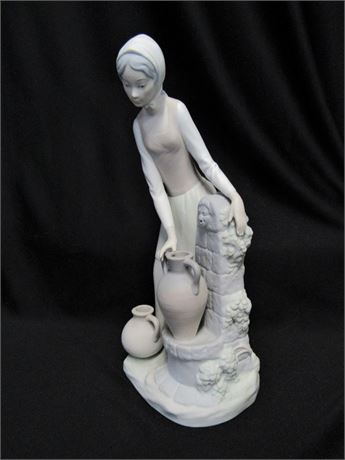 Nao by Lladro - Girl at the Fountain Figurine