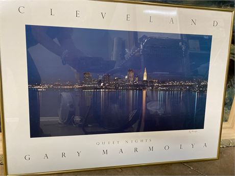 Cleveland QUIET NIGHTS Signed Print Framed