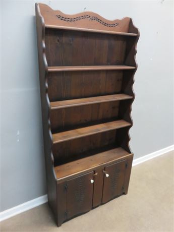 Farmhouse Bookcase Cabinet