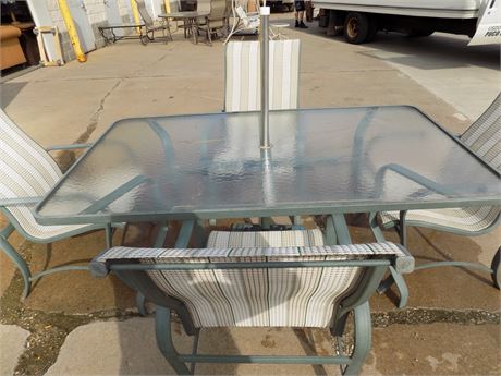 Outdoor Metal Patio Table and Chairs