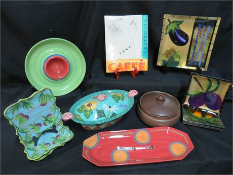 Festive Ceramic Tableware Lot