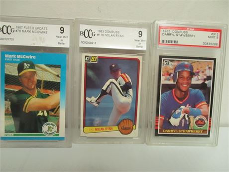 1980s Superstar Graded Baseball Cards