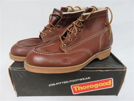 THOROGOOD Men's Leather Work Boots - SIZE 12E