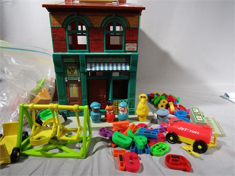 Fisher Price and Sesame Street Characters and Playhouse